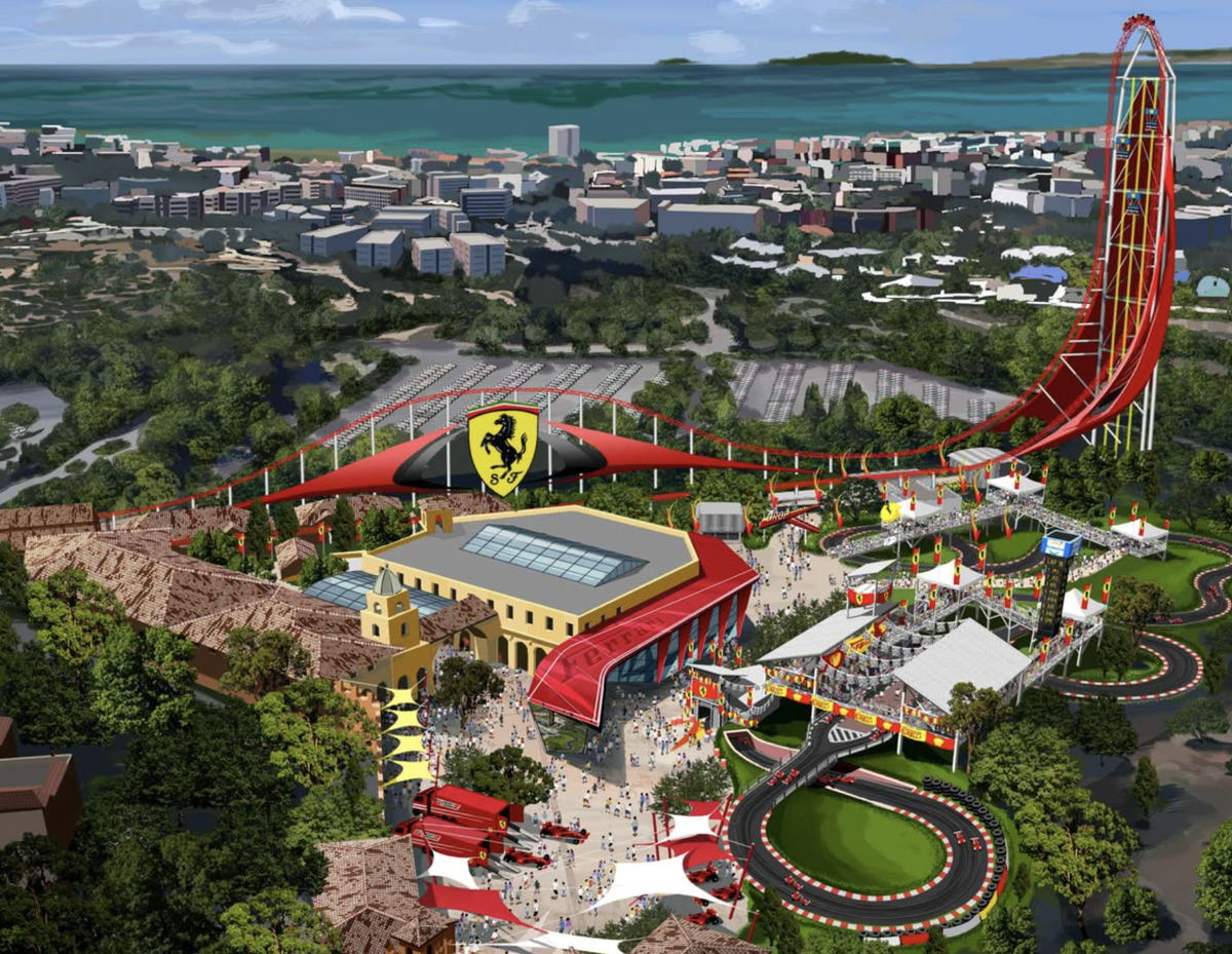 Всемирноизвестные парки развлечений в Абу-Даби, остров Яс. 