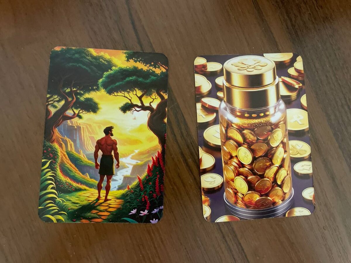 слева - путешествие, справа - копить на взнос