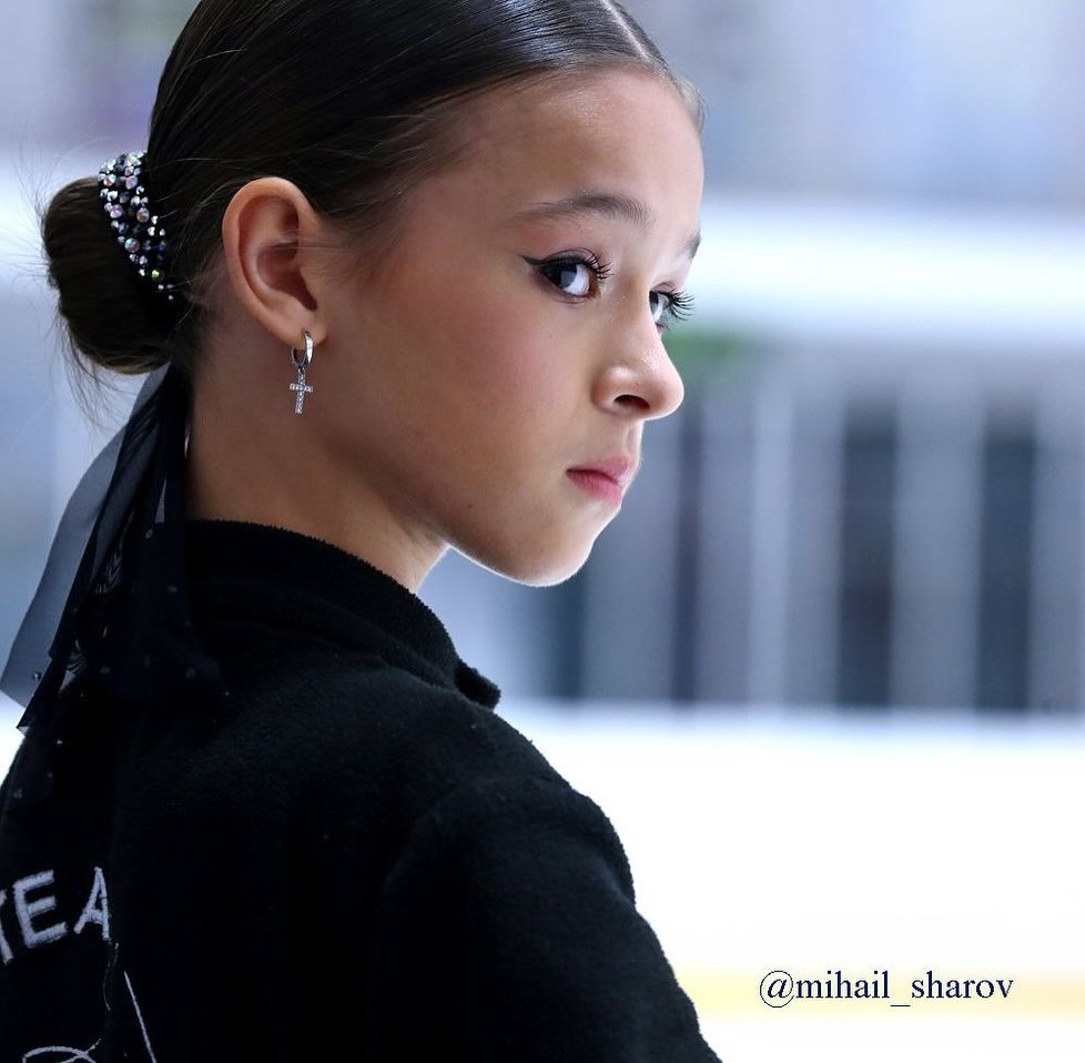 Сосредоточенная Аня на Первенстве Москвы. Фото Михаила Шарова