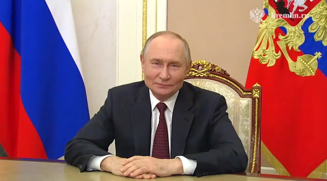    Владимир Путин. Фото: скриншот из видео пресс-службы Кремля.