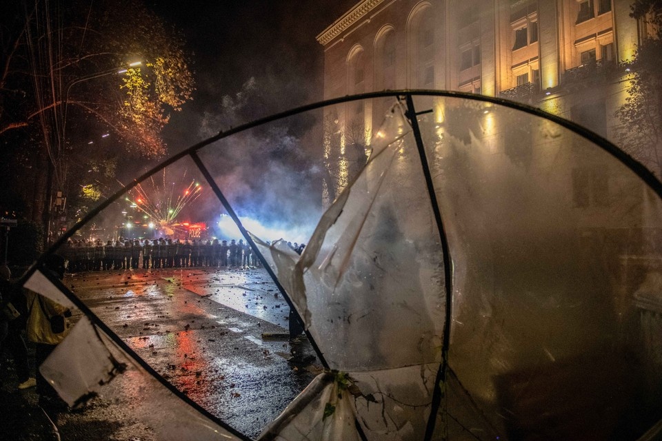    МВД Грузии задержало пятерых организаторов протестов за призывы к свержению власти GLOBAL LOOK PRESS