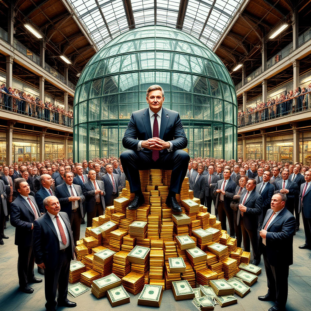 Иллюстрация "Золотой век директоров" создана сетью Шедеврум