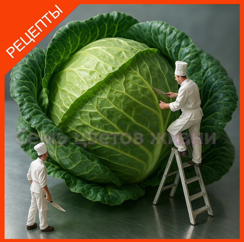 Громадная капуста сорта «Мегатон» — основа для зимних голубцов