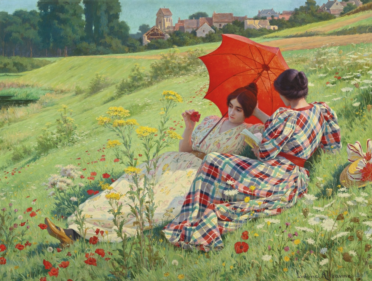 Людовик Аллом. «В деревне» (1896)