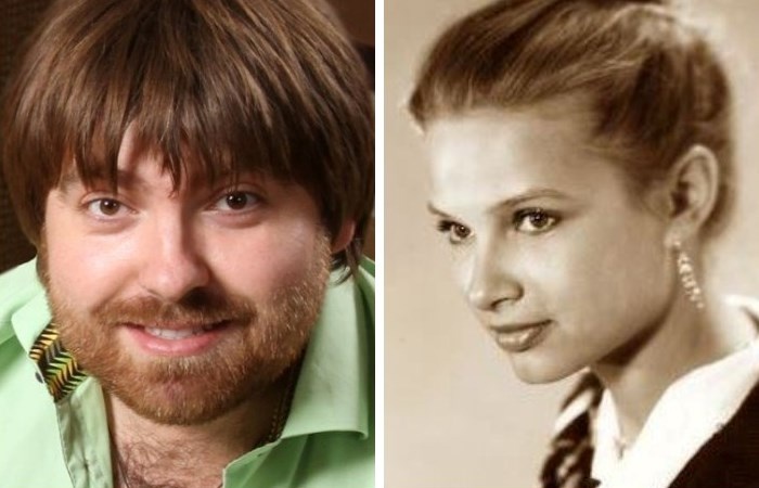 Александр Семин и Эвелина Бледанс в юности