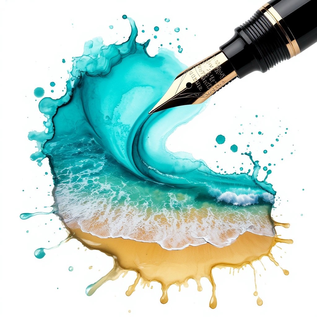 Иллюстрация автора: море, которое никогда не спит