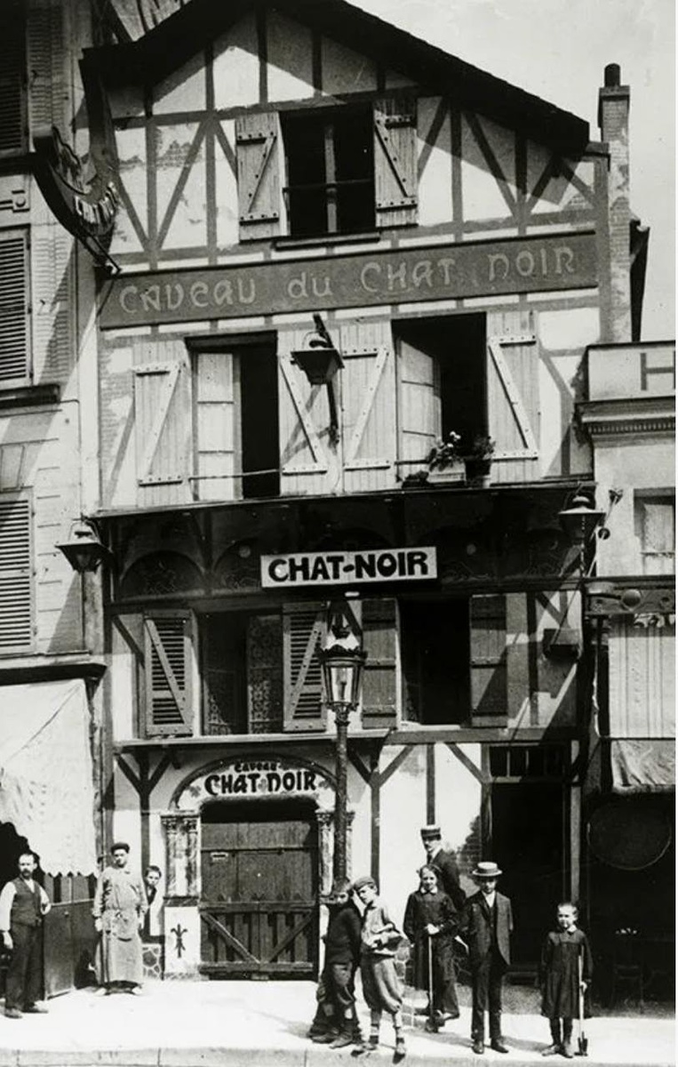 Первое французское кабаре Le Chat Noir