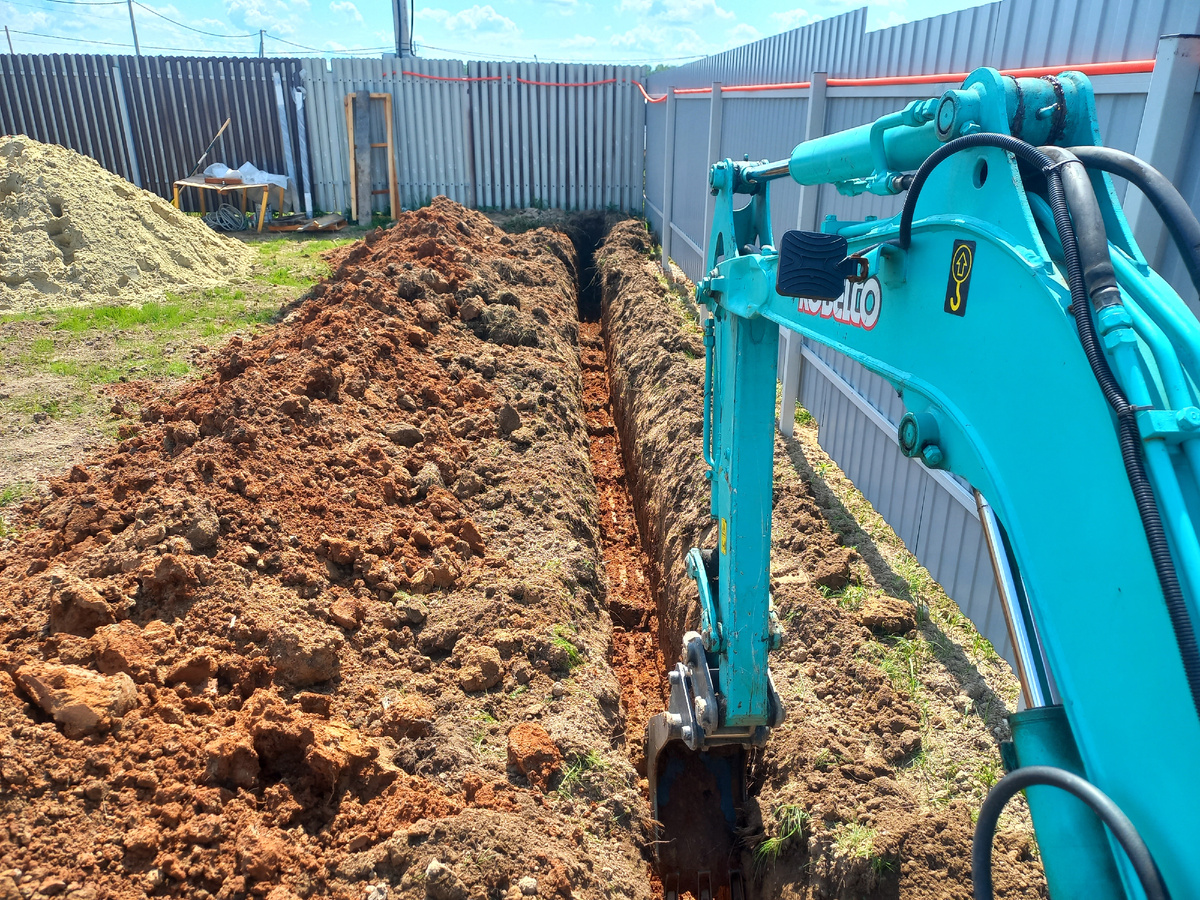 Услуги мини экскаватора в Московской области в компании Алладин АвтоСпец    alladin-autospekc.ru