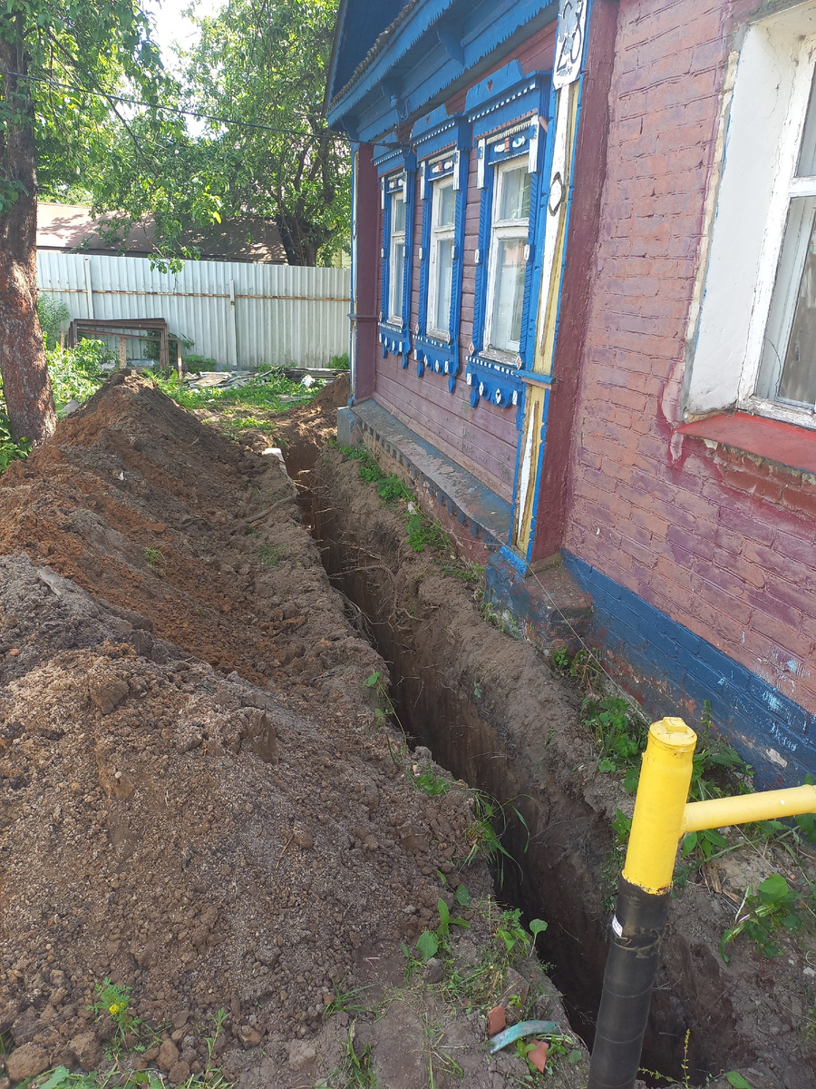 Копка траншеи под ленточный фундамент в Московской области alladin-autospekc.ru