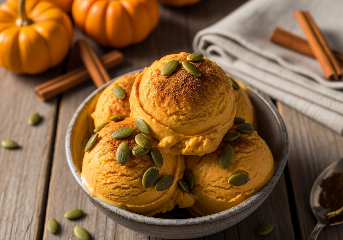 Тыквенное мороженое