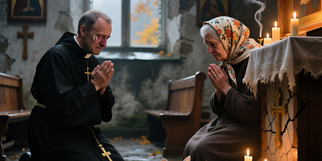 Рыжий котёнок, которого принесла умирающая кошка, стал главным чудом храма