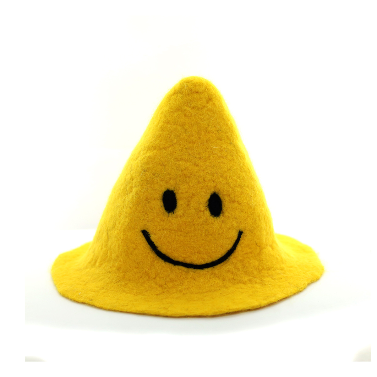 смайлик банная шапка