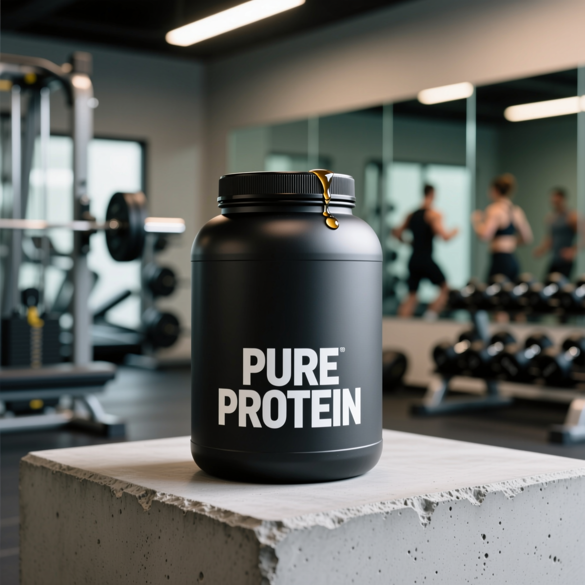 Протеин в спортзале