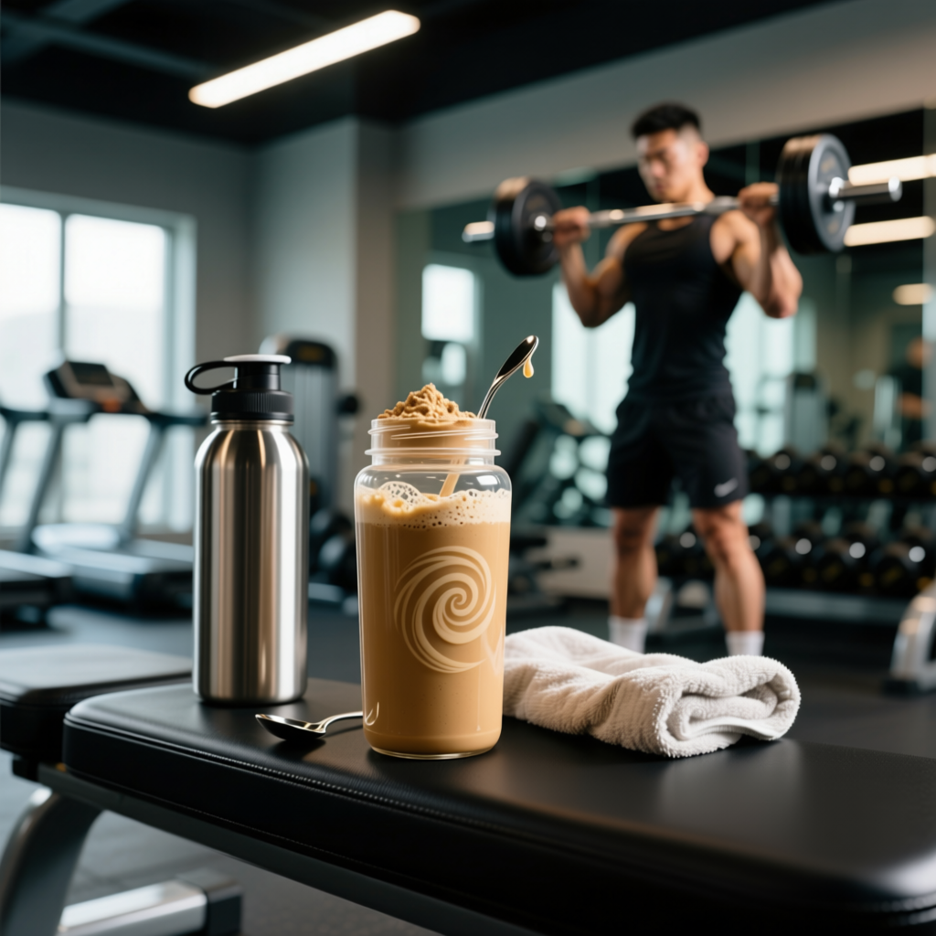 Протеин в тренажерном зале