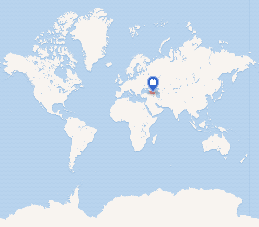 Грузия на карте мира 