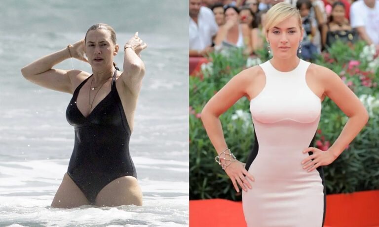 Вот так Кейт за время своей карьеры приходилось не раз мбросит вес