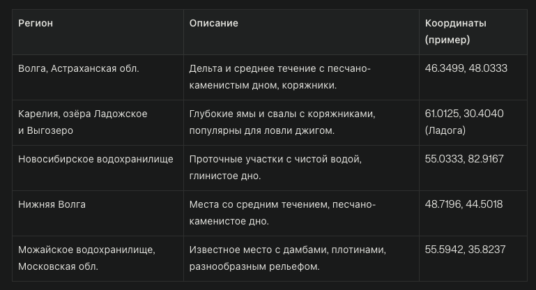 Где ловится судак. Конкретные места и координаты