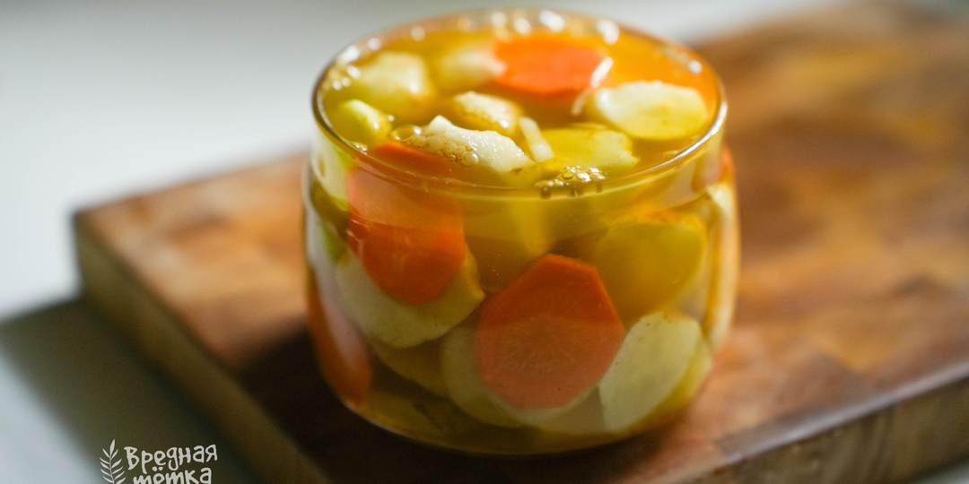 Мариную топинамбур на зиму