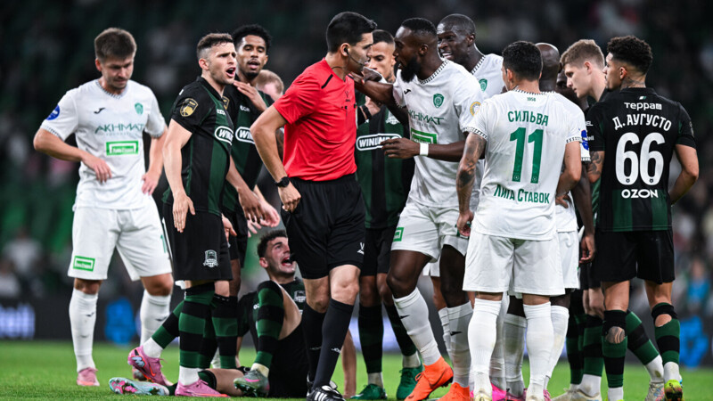 «Ахмат»: «Требуем от РФС наказать Сперцяна за его расистские действия, а также отменить красную карточку, показанную Ндонгу»