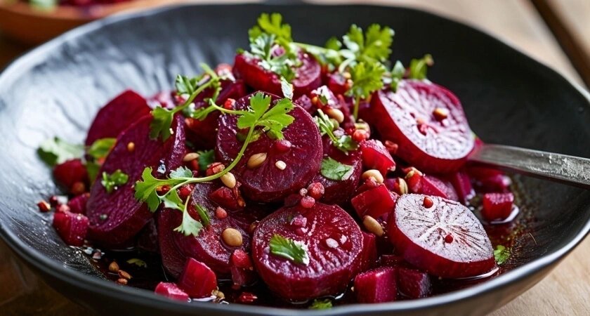    Берем свеклу и 4 яйца – на выходе изумительный салат: домашние будут визжать от удовольствия