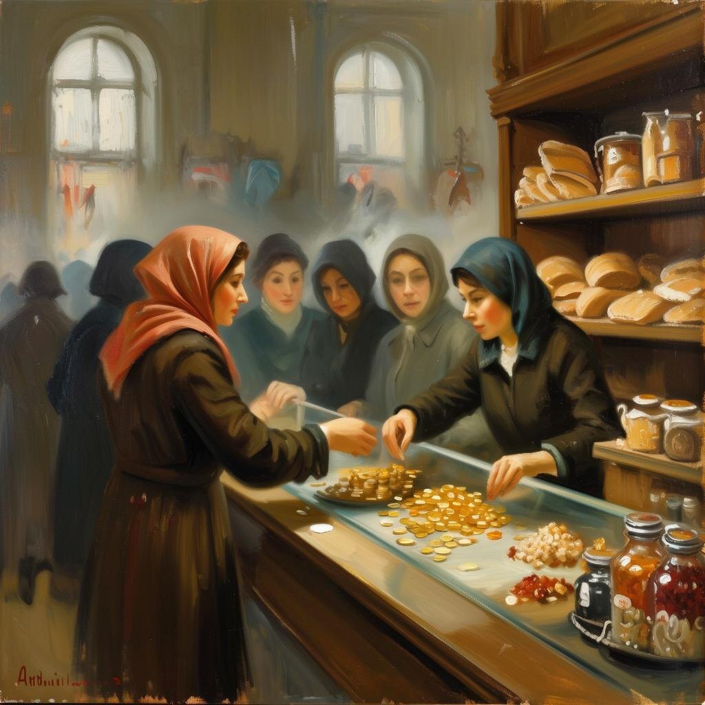 Золотой фронт. Изображение создано с помощью нейросети.