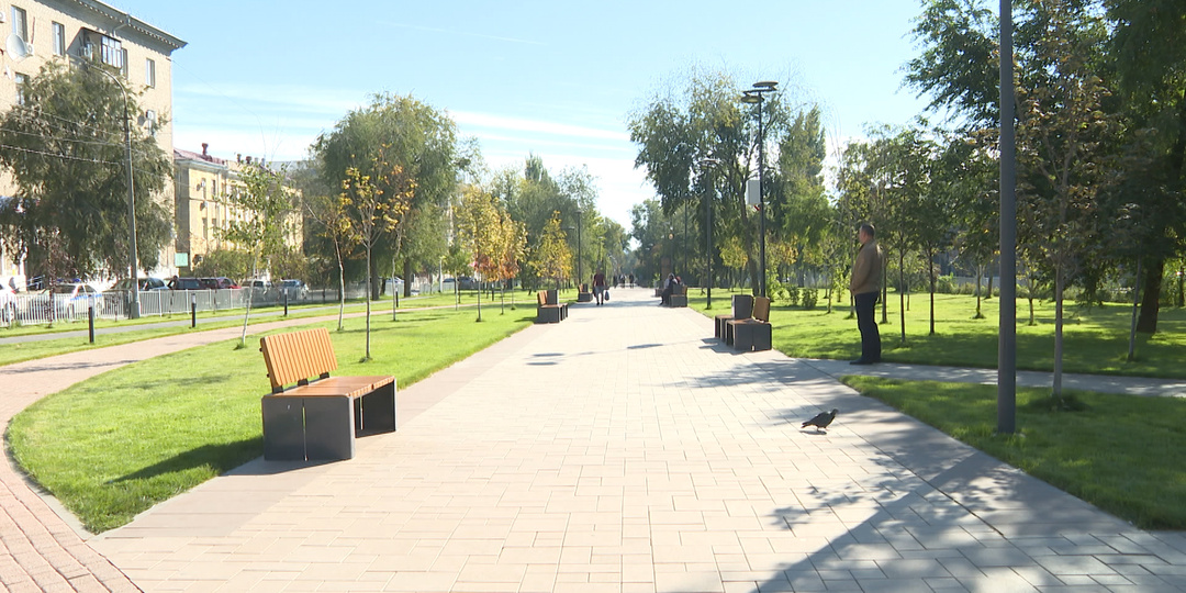 Бульвар на проспекте Металлургов в Волгограде продолжат благоустраивать в 2026 году