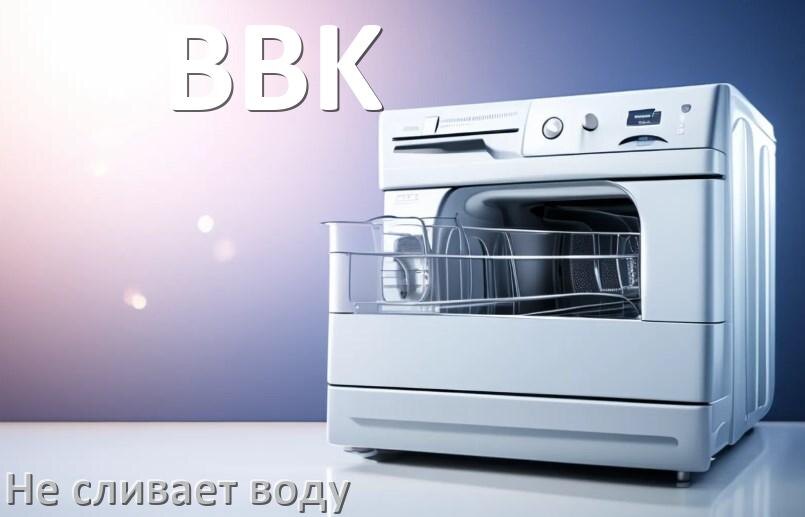 
Почему посудомоечная машина BBK не сливает воду до конца после цикла мойки