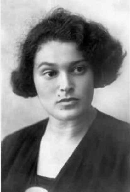 Евгения Гинзбург в молодости. 