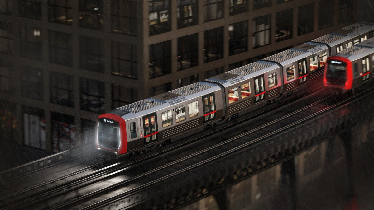 Рендер поезда метро серии DT6 от Alstom для Гамбурга. Источник: Hochbahn