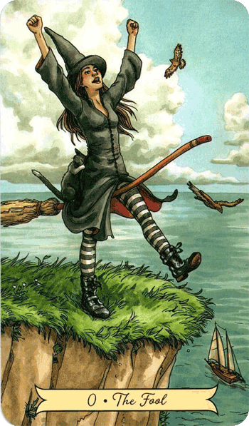 повседневное таро ведьмы, 0 шут