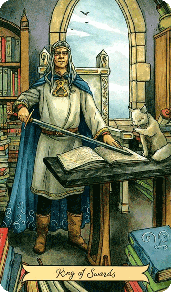 повседневное таро ведьмы, король мечей