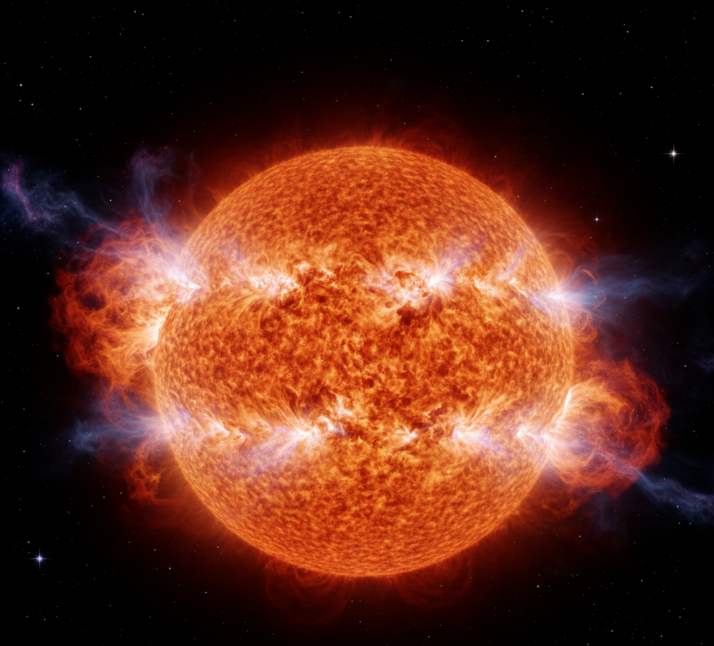 Солнце из космоса