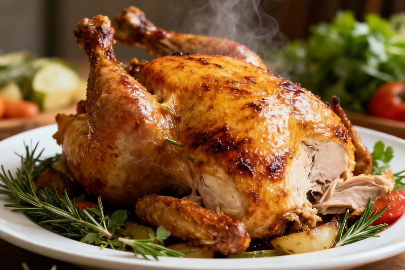 Сочная запеченная курочка