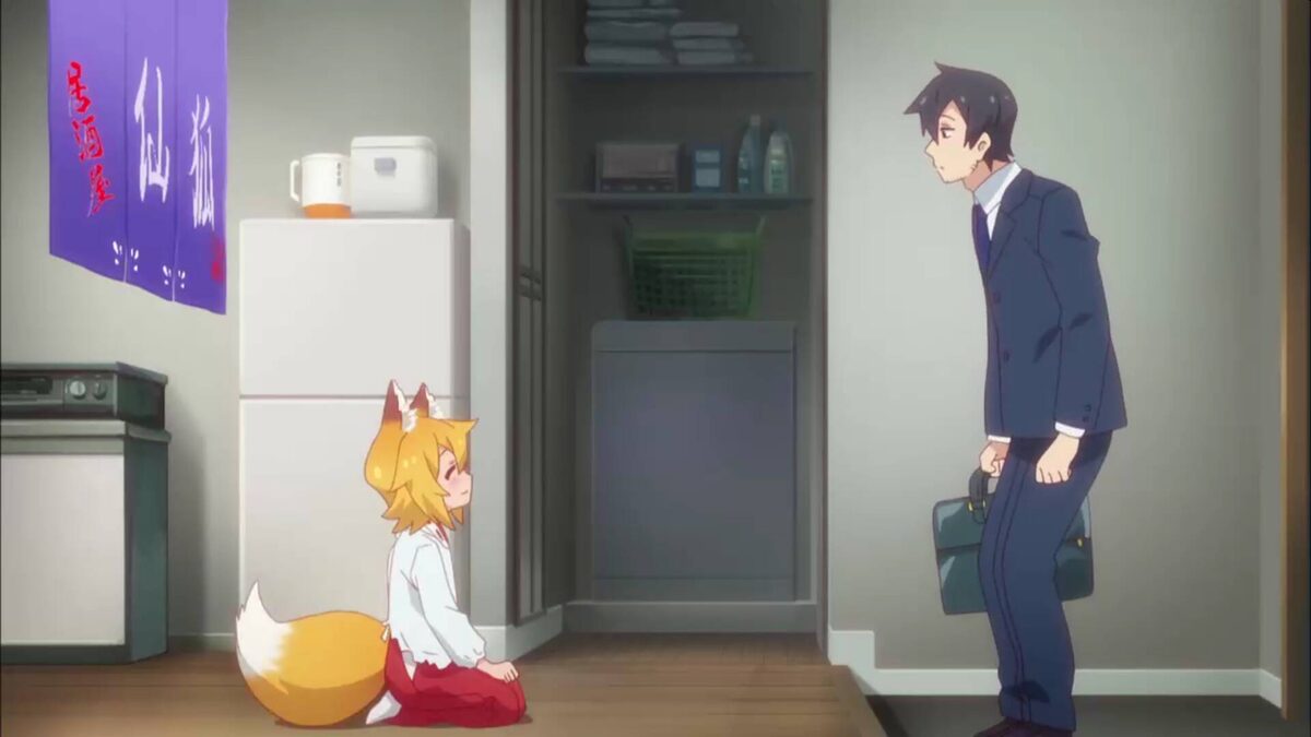 Кадр из аниме: "Заботливая 800-летняя жена!"