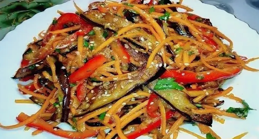 Самые вкусные баклажаны по-корейски быстрого приготовления в маринаде