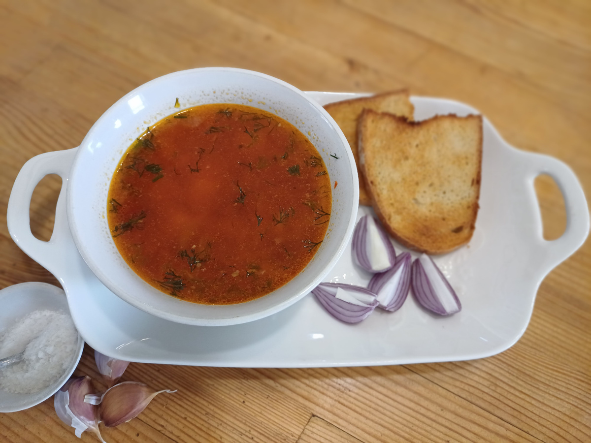 Деревенский борщ. фото автора