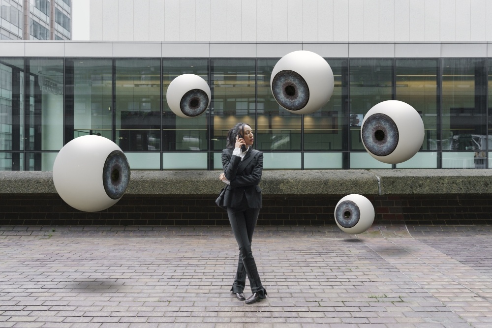 Видеонаблюдение в Москве по версии freepik.com AI