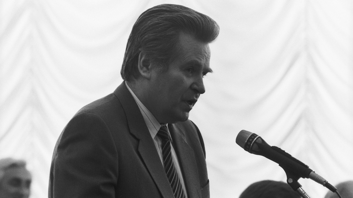   Валентин Кузьмин / ТАСС- Вячеслав Леонтьев в 1992 г.