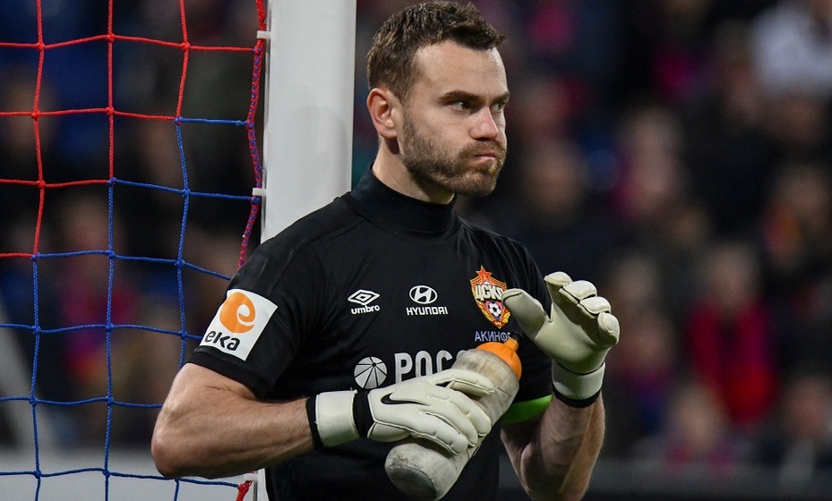    Акинфеев: ЦСКА плохо играл с «Оренбургом». Фото: Global Look Press