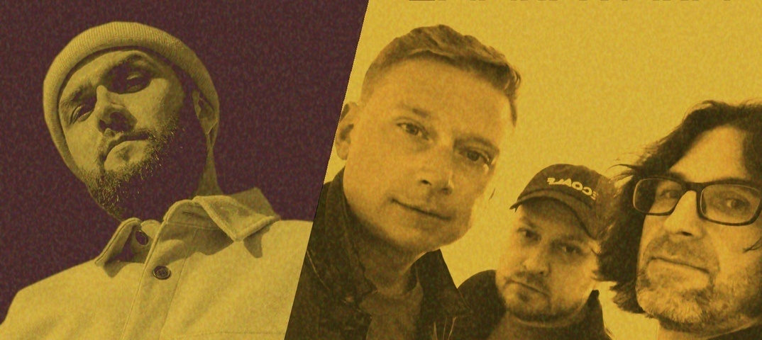 Слева - Володя из Vhen, справа - команда «2 капитана»