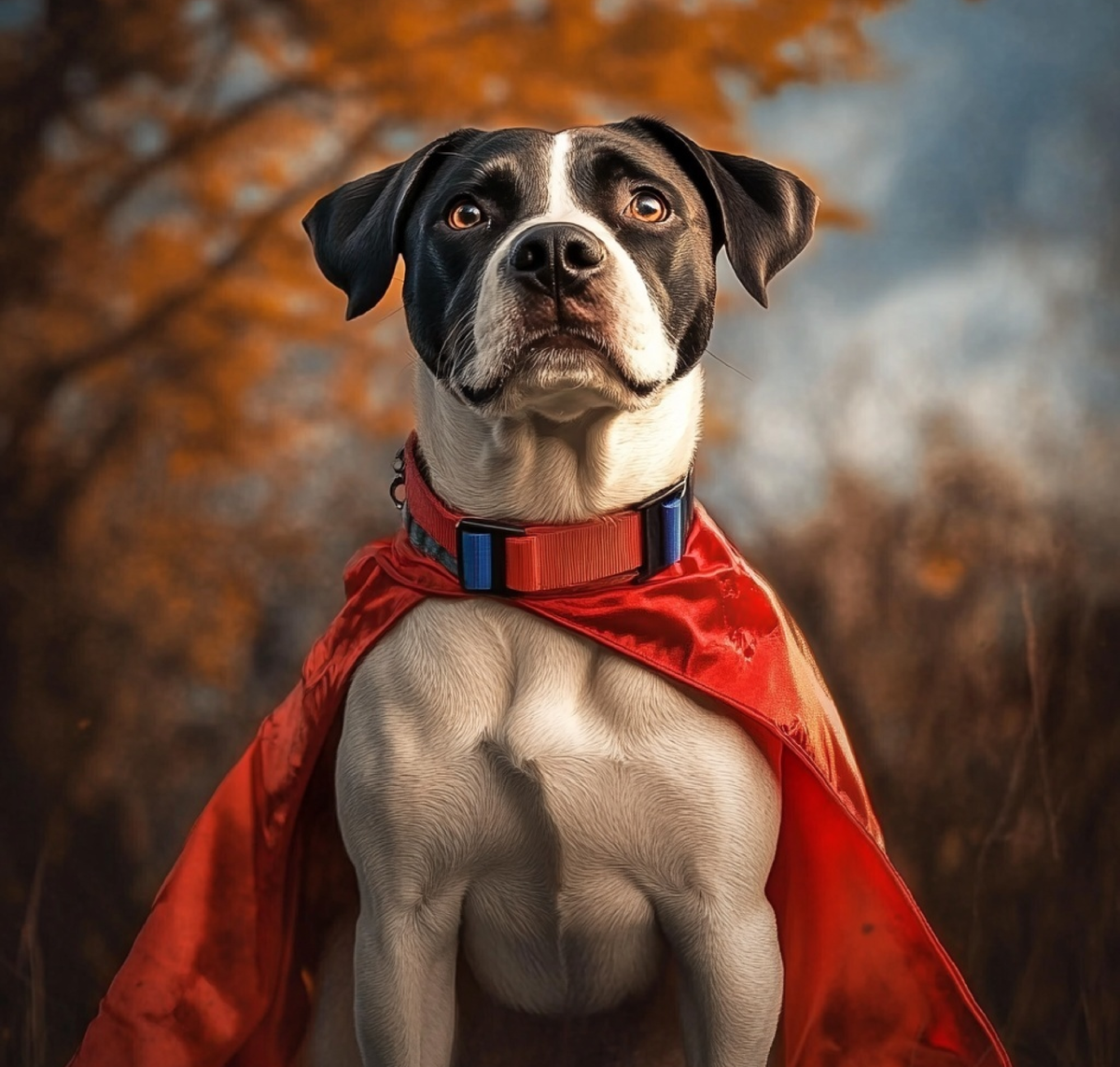 собака супергерой / фото mealfort