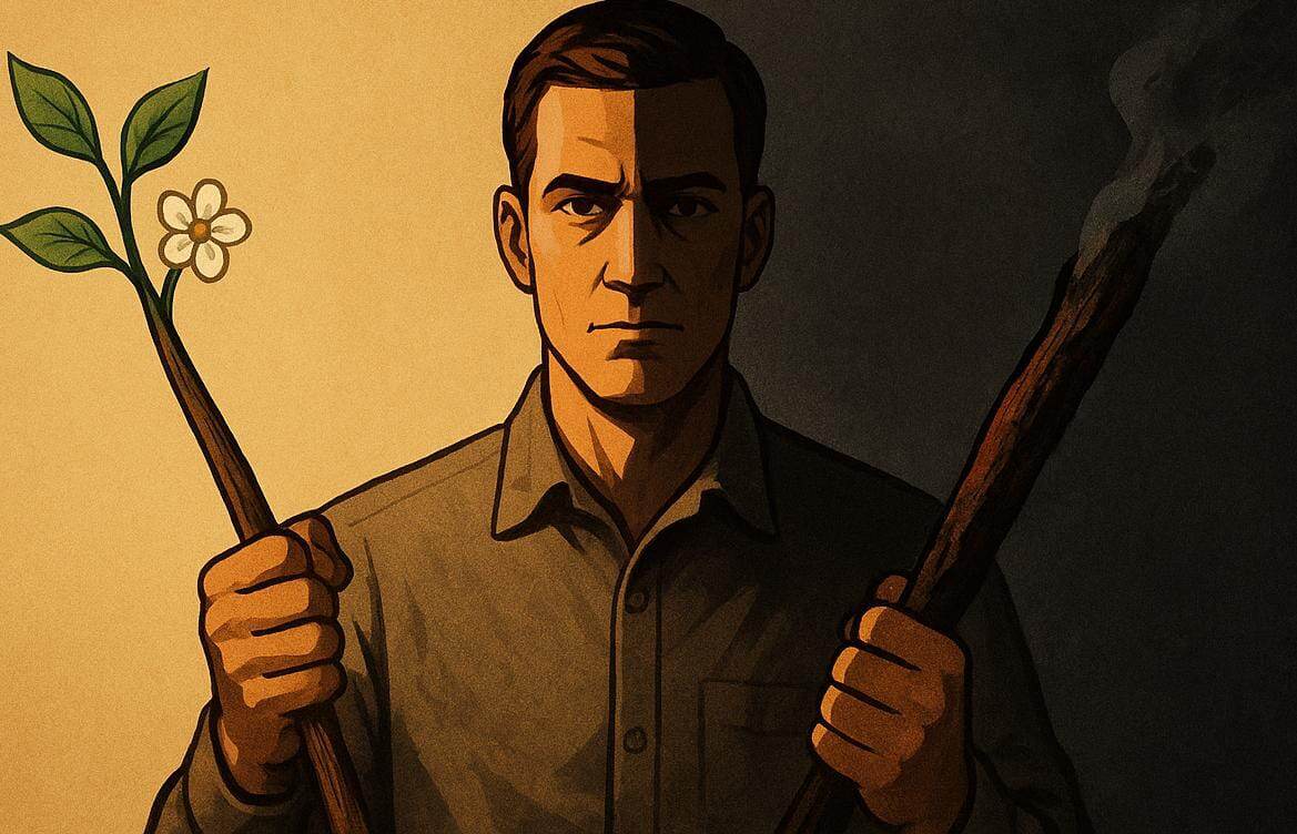 Виновата не палка а тот, кто держит её в руках