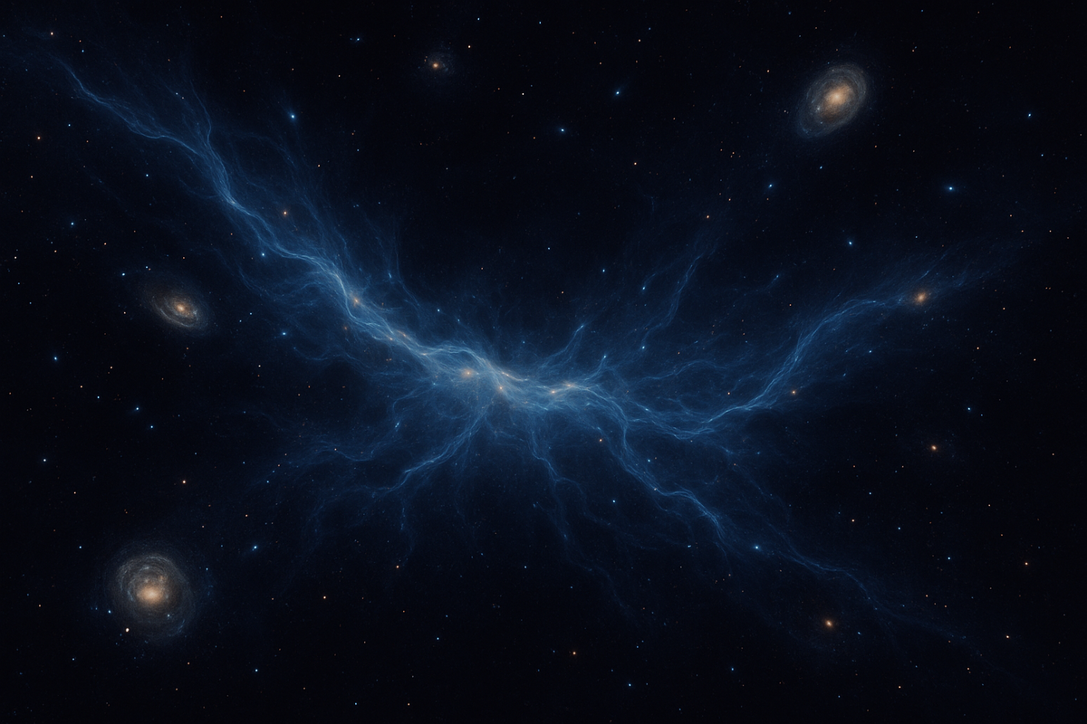 Пустое пространство не пусто. Оно гудит квантовыми флуктуациями и раздвигает галактики — невидимая тяжесть пустоты.