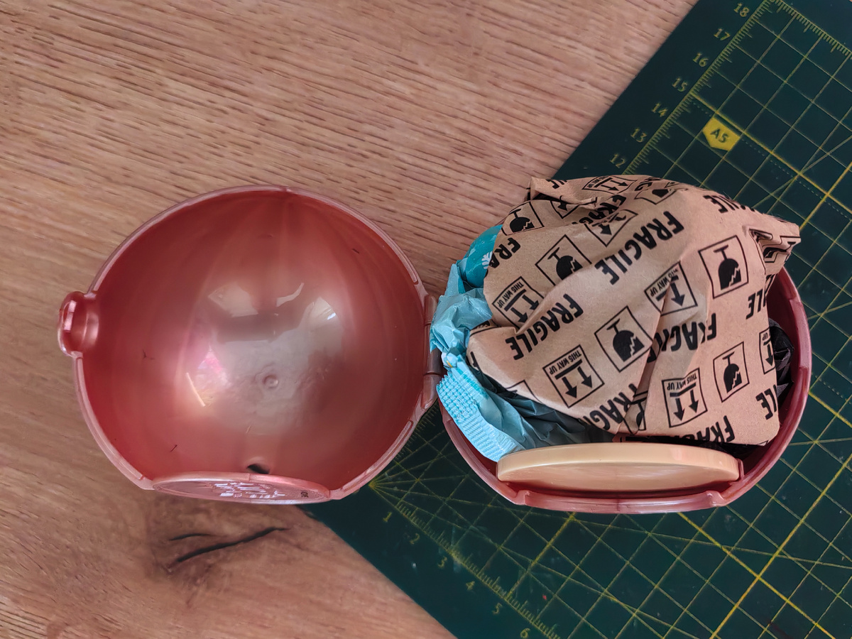 Только вскрыла...