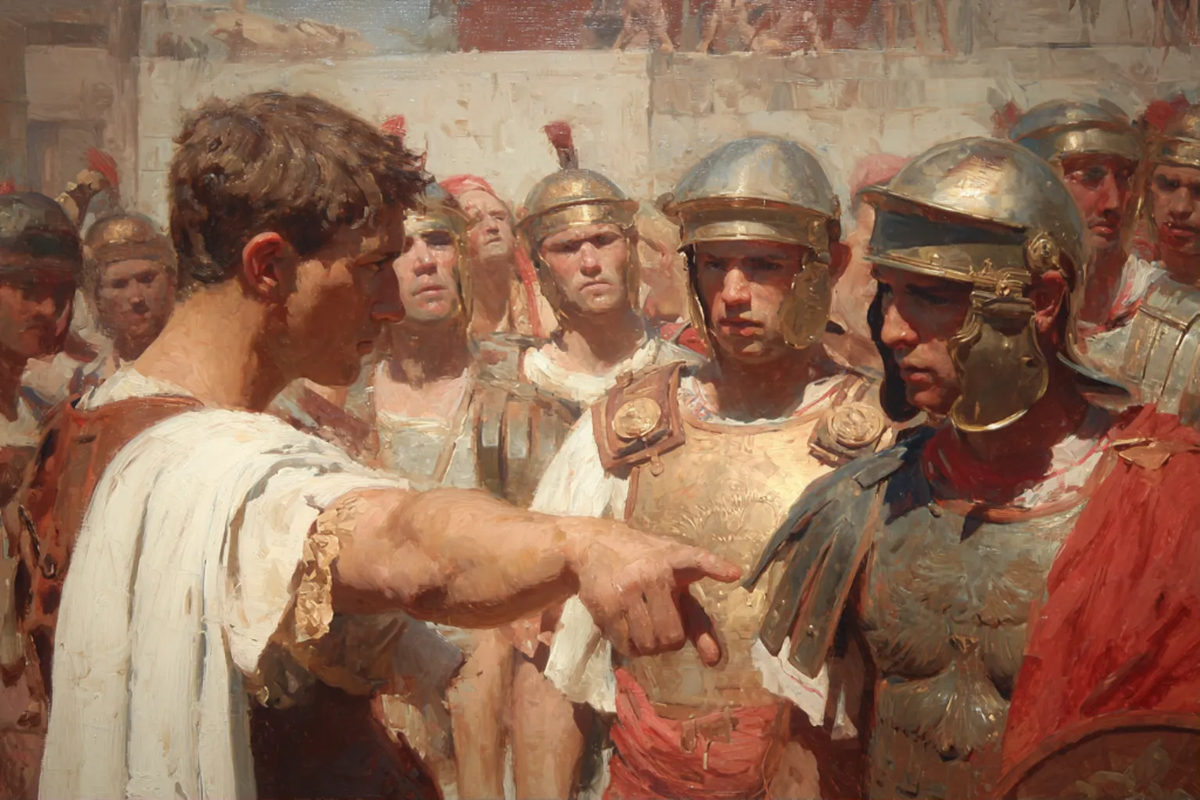 Любой из этих салаг может стать центурионом и даже легатом. Вопрос случая и личных качеств.