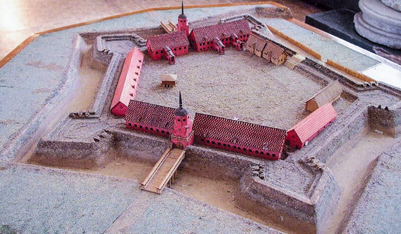 Макет крепости Раненбург в краеведческом музее Чаплыгина. Фото из открытых источников интернет