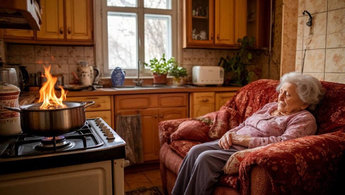    «Тревожный звоночек»: пожарный извещатель и прохожий спасли курянку