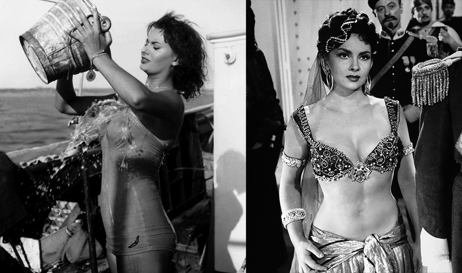 Софи Лорен и Джина Лоллобриджида