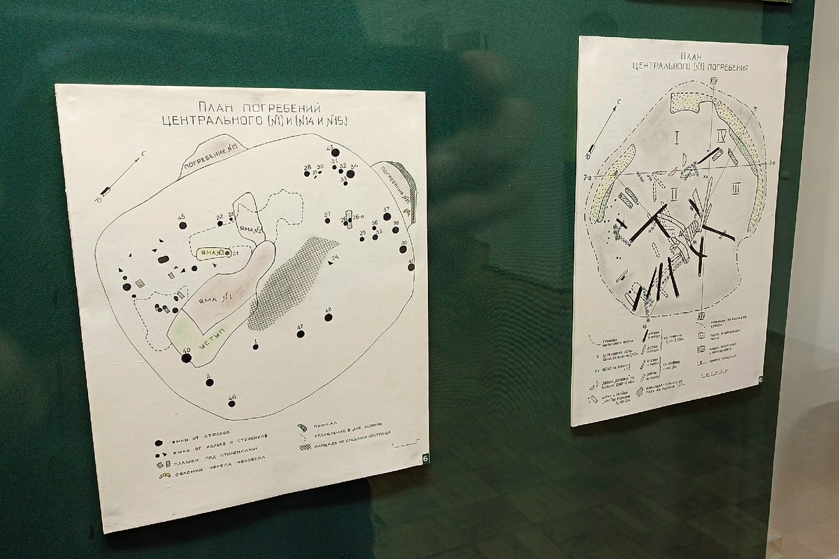 Планы погребений. Витрина сильно бликовала, снимала как могла)