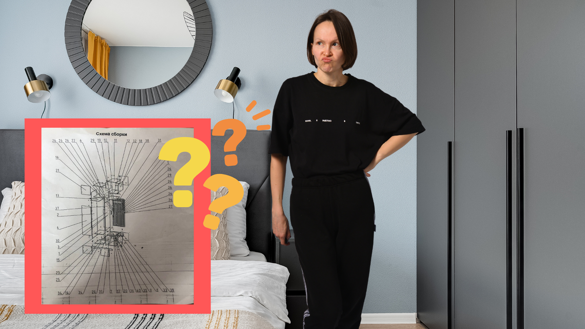 На фото пример инструкции по сборке от компании Best Mebel